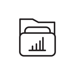 File Catalog Folder Outline Icon