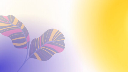 Background for media making and space for text.