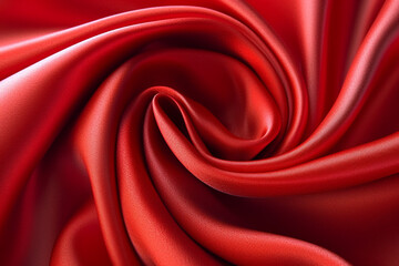 Obraz premium satin red, Generative AI