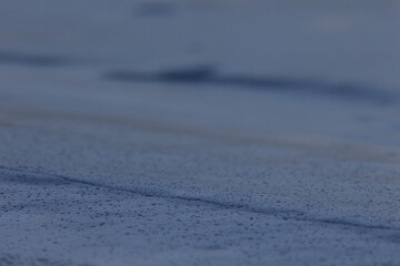 Obraz premium Frozen Serenity: Winter's Icy Embrace on the River in Northern Europe