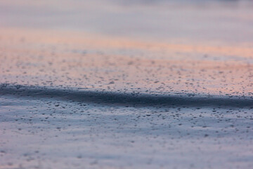 Frozen Serenity: Winter's Icy Embrace on the River in Northern Europe