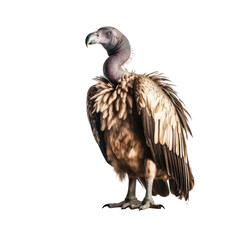 Fototapeta premium vulture on a transparant background, PNG, Generative Ai