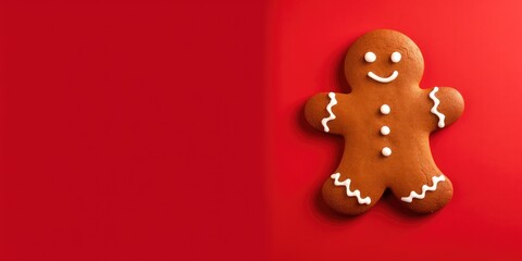 Fototapeta premium gingerbread, cookies christmas with generative ai