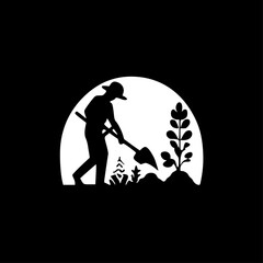 Gardening - High Quality Vector Logo - Vector illustration ideal for T-shirt graphic