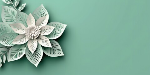 Poinsettia , with  Generative AI