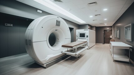 MRI Machine in a Modern Radiology Department - obrazy, fototapety, plakaty
