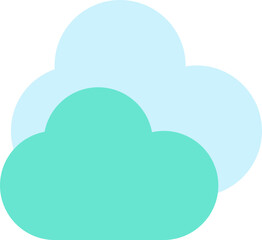 cloudy flat icon