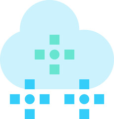 snow flat icon