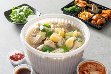 Chicken Stew Korean food dish Duck Bulgogi stir-fried spicy pork doenjang stew bean paste stew
