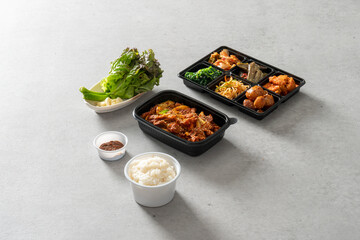 Chicken Stew Korean food dish Duck Bulgogi stir-fried spicy pork doenjang stew bean paste stew