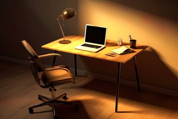 Professional Office Setup: Premium Table, Computer, and Chair Stock Photos for Your Creative Projects | Adobe Stock Collection