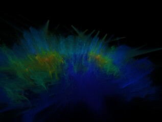 Imaginatory fractal abstract background Image