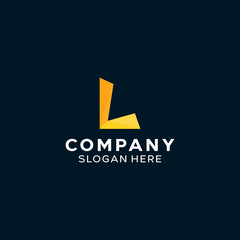Letter L Simple Monogram Logo