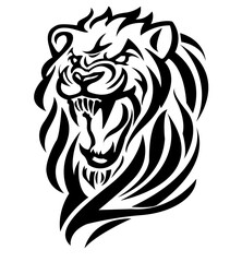 lion head tattoo