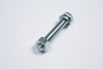 Set of tools for repair in a case on a white background. Assorted work or construction tools. Wrenches, Pliers, screwdriver. Top view