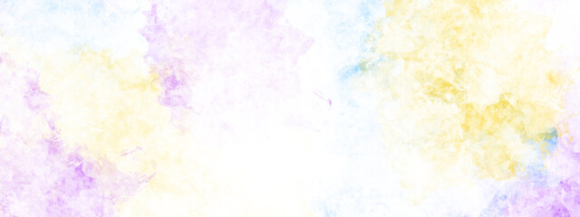 Fototapeta premium watercolor bright soft colorful texture background.