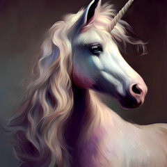 Obraz na płótnie Canvas Unicorn. Generative AI.