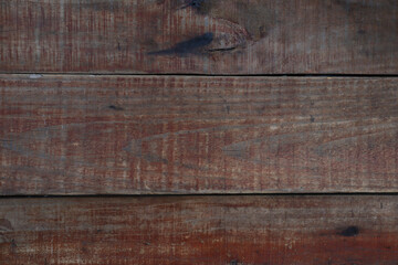The surface of an old brown wooden plank is empty, Blur or Berry