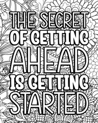 Inspirational coloring page