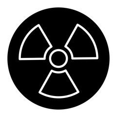 Radiation Glyph Icon