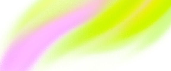Futuristic abstract gradient background with grain texture. Grainy gradient in lime and light pink purple.