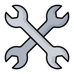 Tools Line Color Icon