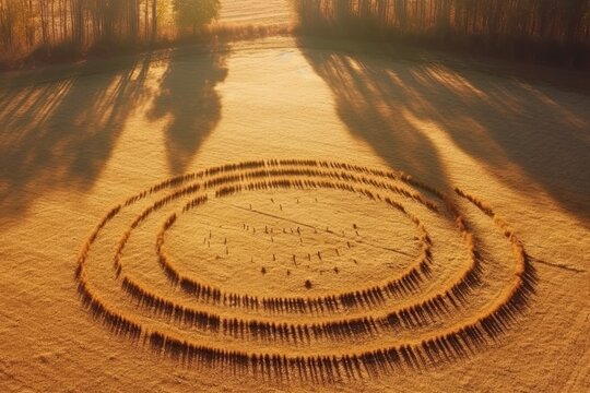 Summer Circle in a field
