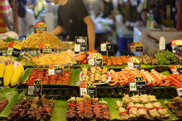 Night market in Thailand