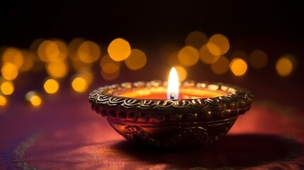 Happy Diwali, Diwali Diya, Generative Ai