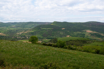 Fototapeta na wymiar Causse, Rivière sur Tarn, 12, Aveyron, Parc naturel régional des Grands Causses, France