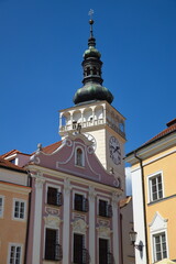 Fototapeta na wymiar Church of St. Wenceslaus in Mikulov,Moravia,Czech republic,Europe 