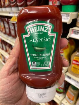 Food Lion grocery store Heinz tomato ketchup jalapeno
