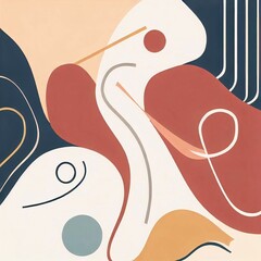 visual representation of rhythm and harmony through abstract compositions. abstract background