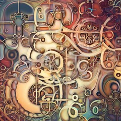 abstract background of interconnectedness 