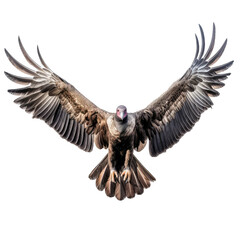 vulture on a transparant background, PNG, Generative Ai