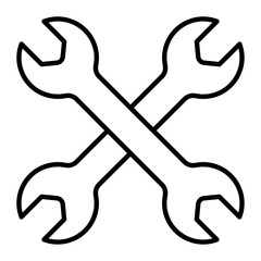 Tools Thin Line Icon