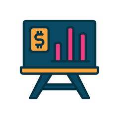 analytics icon for your website, mobile, presentation, and logo design.