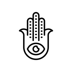 hamsa icon for your website, mobile, presentation, and logo design.