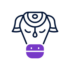 Naklejka premium cow icon for your website, mobile, presentation, and logo design.