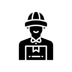 courier icon for your website, mobile, presentation, and logo design.