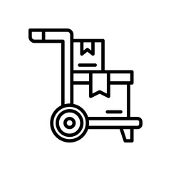 trolley icon for your website, mobile, presentation, and logo design.