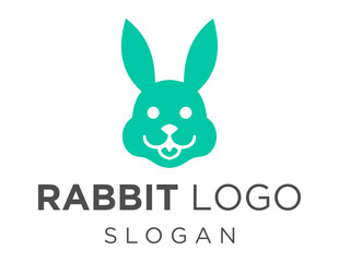 Logo design about Rabbit on a white background. made using the CorelDraw application.