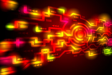 background with glowing lights