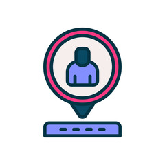 location icon for your website, mobile, presentation, and logo design.