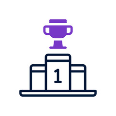 trophy icon for your website, mobile, presentation, and logo design.