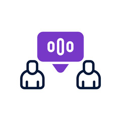 talking icon for your website, mobile, presentation, and logo design.