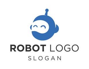 Logo design about Robot on a white background. made using the CorelDraw application.