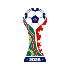 World Cup 2026 Logo Illustration