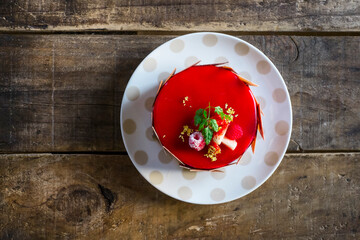 手作りベリーケーキ_俯瞰