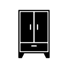 Wardrobe icon vector on trendy design